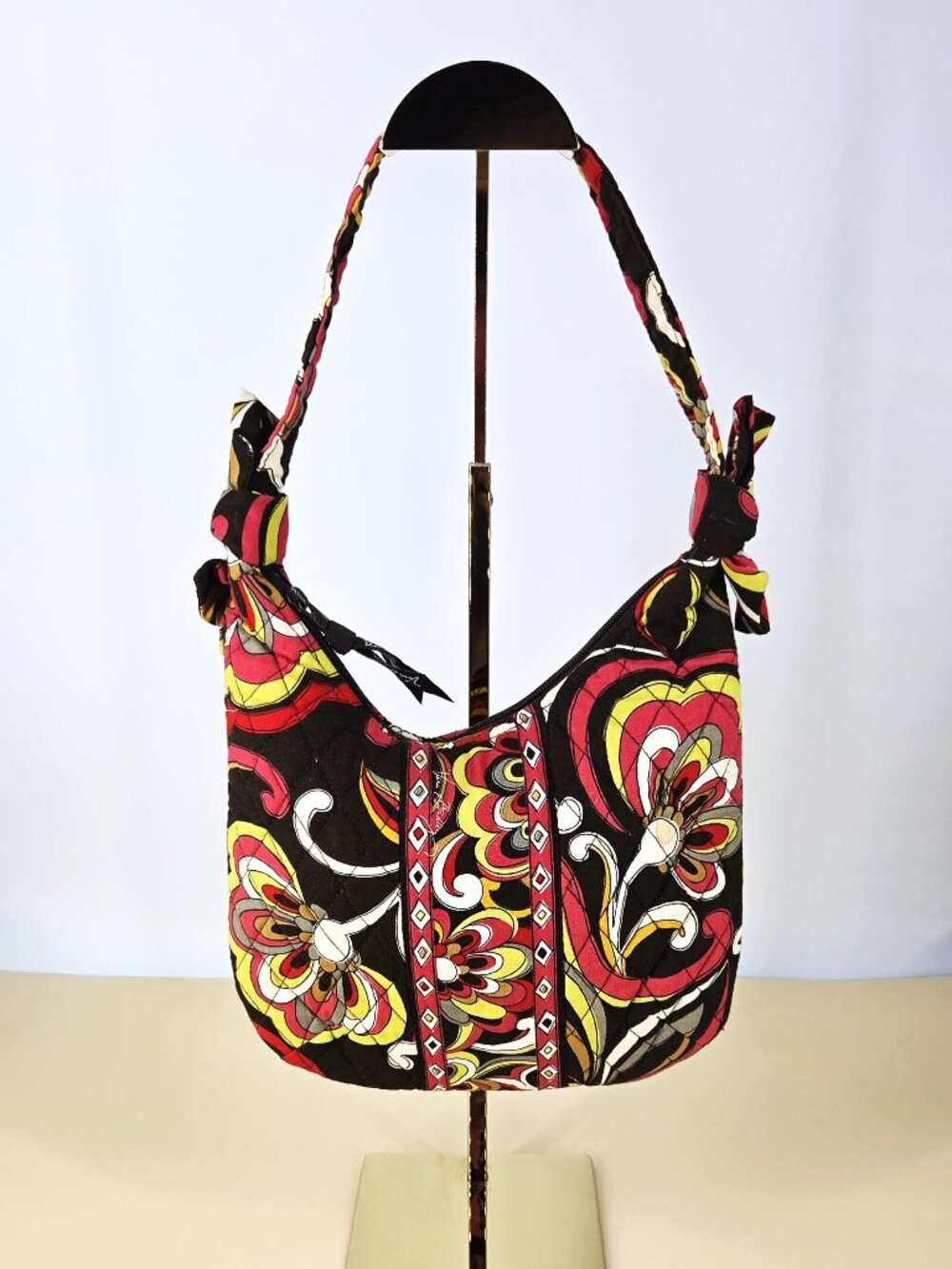 Vera Bradley Retired Puccini Pattern Floral Lisa B or Olivia Style Shoulder Bag